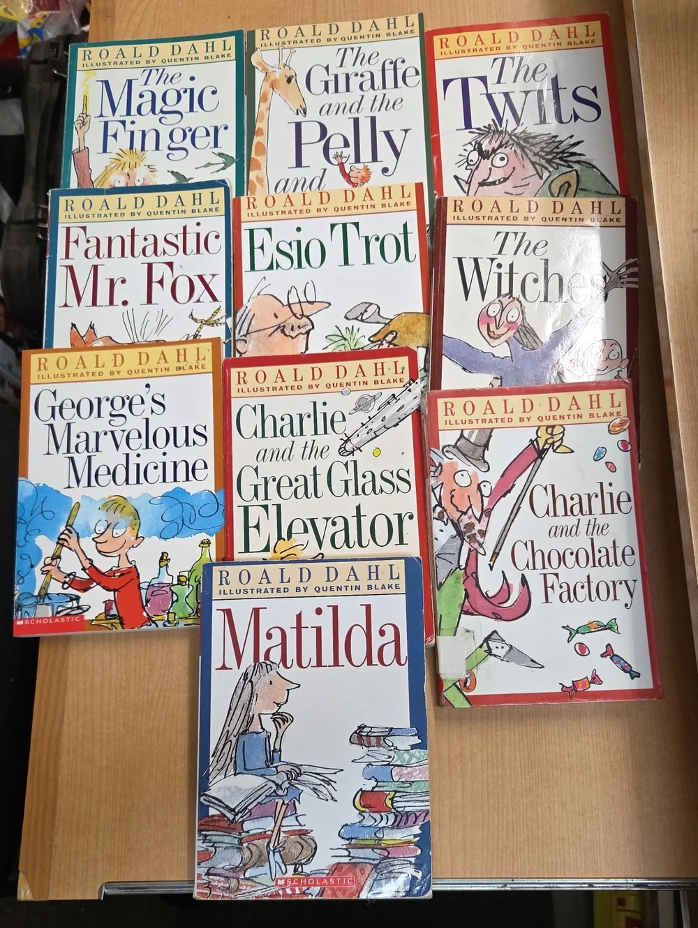 10 Roald Dahl Book Bundle Collection Paperback  Set  Childrens